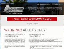 Tablet Screenshot of codycummings.com